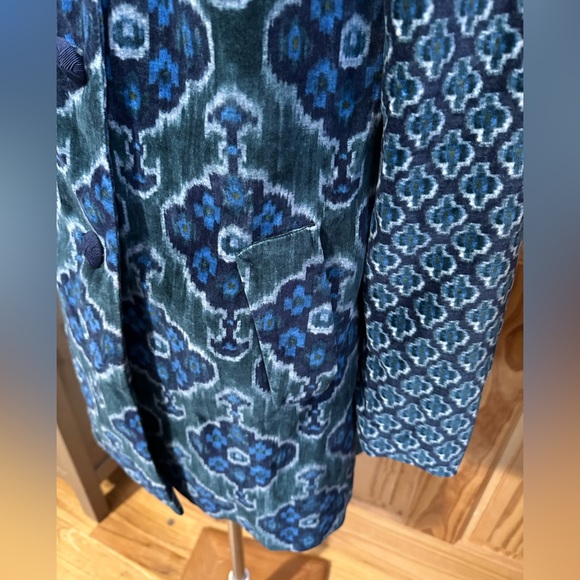 ELEVENES  SIZE 6 VELOUR VINTAGE COAT BY ANTHROPOLOGIE NEVER WORN W/ TAGS - Picture 4 of 11